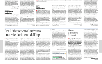 Ritorna la sanatoria dei mutui: Messaggero Veneto 12 maggio 2015